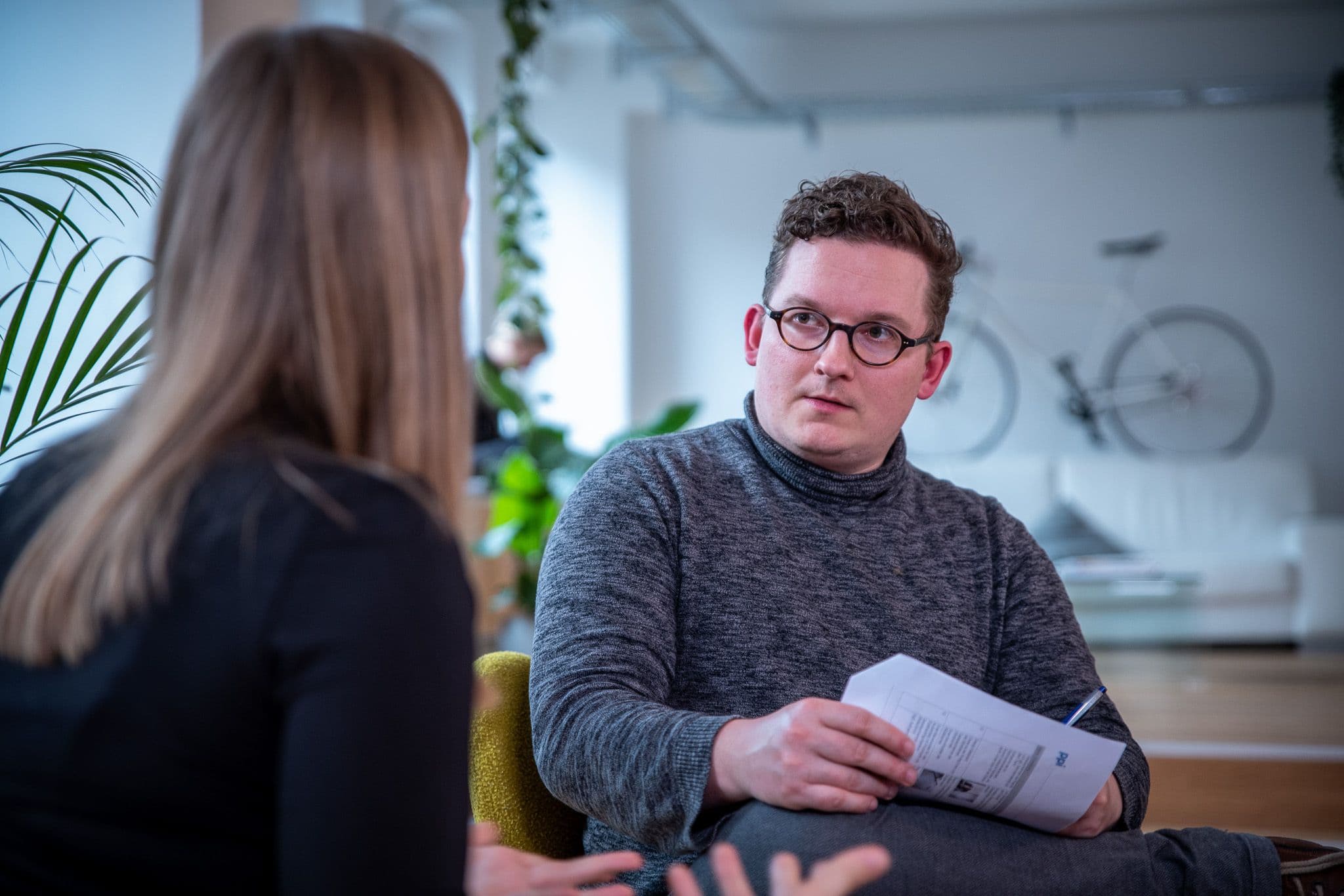 Immo im User Interview mit einer Probandin