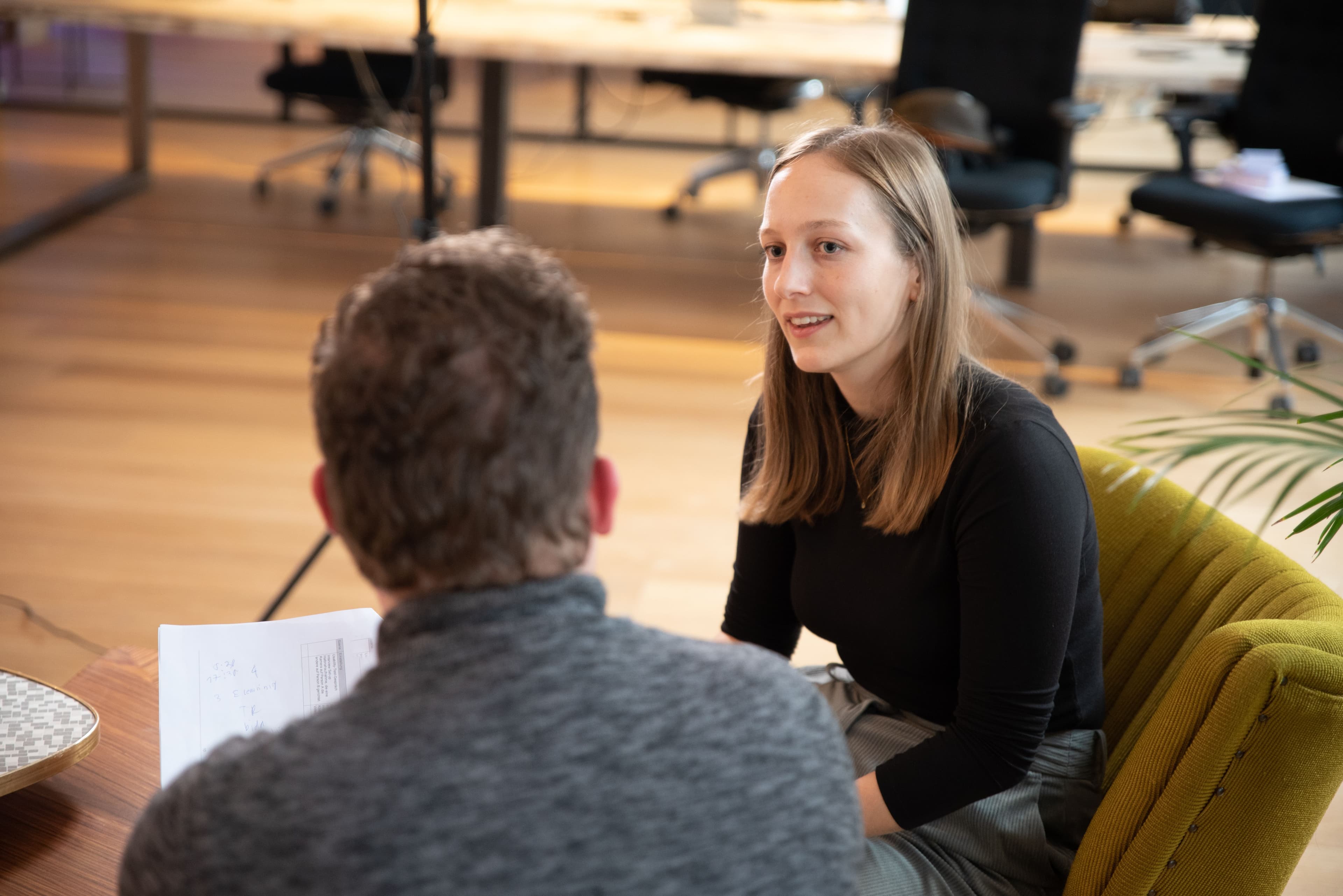 Immo im User Interview mit einer Probandin